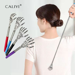 Portable Extendable Back Scratcher Stainless Steel Telescoping Back Scratcher for Both Human and Pets Extendable Back Massager