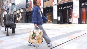 Deere Jack กระเป๋าเดินทางสำหรับผู้หญิงรุ่นใหม่ - กระเป๋าเดินทางความจุขนาดใหญ่ ลาย กระเป๋าเดินทาง PU กันน้ำ และนักศึกษา