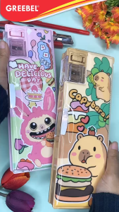 GREEBEL Kotak Pensil Magnet Multifungsi Serutan / Tempat Pensil Serutan Lucu (81002) / Pencil Case / Pensil Bag Anak Sekolah