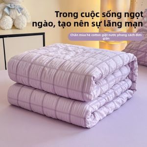 BEIPIN | Chăn Mỏng Mát Chất Lượng Cao Poplin Hợp Máy Giặt