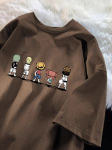 Heavyweight Short Sleeve Mens T-Shirt American Retro High Street Fashion Brand Cool Feeling Cotton Casual Summer Top