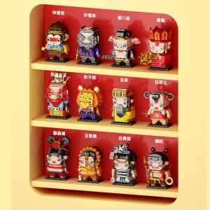 Cartoon Assembly Blocks Toy Birthday Gift Childrens Day Present Student Souvenir Gift Three Kingdoms Journey to the West