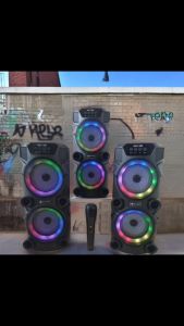 SPEAKER SUBWOOFER SPEAKER BLUETOOTH BASS KARAOKE KIMISO QS-999 NIRKABEL BLUETOOTH SPEAKER