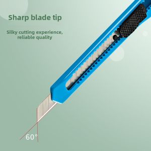 deli | Small Utility Knife Paper Cutting Knife Mini Blade Scissors for Art and Craft