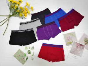 SELUAR BOXER BUDAK LELAKI YANG PLAIN (3 HELAI SATU SET)