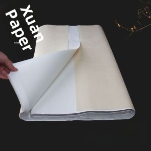 Large Size Half Raw Half Mature Xuan Paper for Calligraphy Practice And Chinese Painting Suitable for Brush Writing Inching County