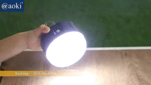 AOKI OmniGlow 238 / Lampu Emergency LED Gantung Dual baterai Cas tipe C Lampu serbaguna Powerbank output