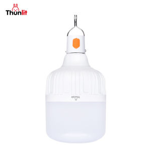 Thunlit Outdoor Light Bulb 20W USB Rechargeable 1200mAh Portable LED Bulb Emergency Lamp with Hook