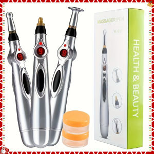 ปากกานวดไฟฟ้าพร้อมจอแสดงผลดิจิตอลและ 9 โหมด ของขวัญที่เหมาะสำหรับการบรรเทาความตึงเครียดที่หลังเอวและขา