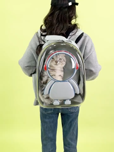 3D Pet Carrier Backpack Cute Cat Bag Cat Carrier Travel Beg Kucing Modern Cat Bag