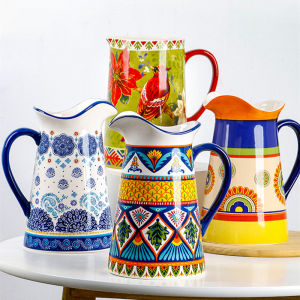 OMK Blue Talavera ชุดเซรามิก 2000มล. เหยือกน้ำเย็น & เหยือกน้ำ