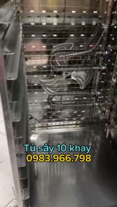 Máy sấy thực phẩm 10 khay sấy hoa quả có bộ điều chỉnh nhiệt