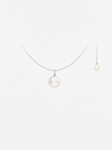 HEFANG Jewelry | Original Stylish Luxurious Pearl Button Necklace