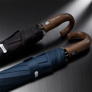 Parachase Safe Anti Rebound Automatic Umbrella Man Woman 8 Ribs Folding Umbrella Windproof Strong Sun Umbrella UV Protection