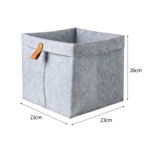 Large Capacity Felt Storage Box for Clothes Bathroom Laundry Toys Office Sundries Dormitory Underwear Organizer241