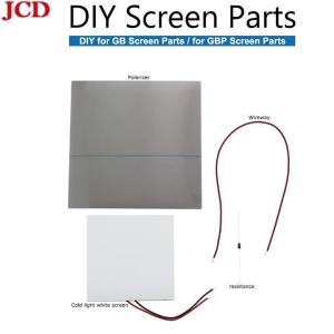 JCD For GB For GBP Backlit Mod Use Cool White LCD Panel To Light Up Screen Behind For Gameboy DMG-001 For GameBoy Pocket Lens