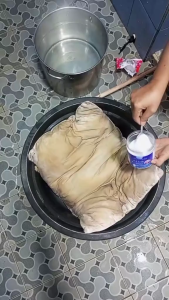 Beli 2 Lebih Hemat cloth stain remover detergen penghilang noda kain membandel Jamur Kuning Bintik Hitam Kemasan 500Gram