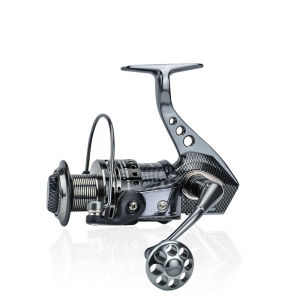 Tokushima HK500 Series โลหะทั้งหมด7 + 1BB Spinning รอกตกปลา5.1:1 Ratio 7.5กก.ลากสูงสุดสูงความจุสาย