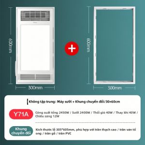 Bull | Đèn Thông Gió Kết Hợp Máy Sưởi