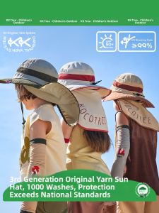 Kocotree | UV Protection Sun Hat for Kids Large Brim