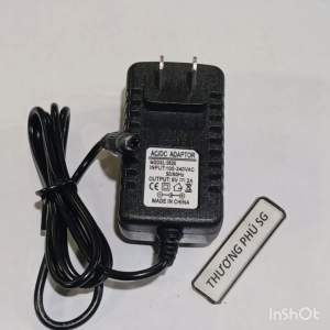 Nguồn Adapter DC 6V - 2A / Đầu cắm 5.5mm x 2.1mm (Cắm Dẹp)