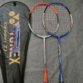 RAKET BADMINTON YONEX PAKET LENGKAP SIAP PAKAI. 