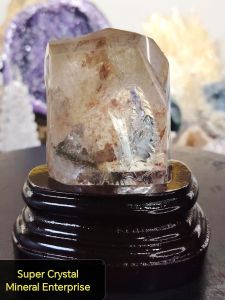 Natural Brazil Precious Phantom Crystal Quartz Ornament FP02 #PhantomQuartz