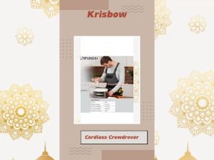 Krisbow Cordless Crewdriver s-3.6v Ircs363 Bor Listrik Multi Fungsi Bisa Charge USB Obeng Electric Kris