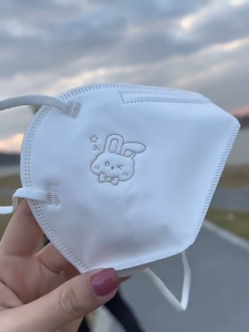 ZENGLIU KN95 Kids Mask 5ply Protection Filtration Rate≥98% Safety Protection 5 Layers Filter Comfortable Breathing For Kids
