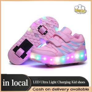 Local Shipping: Double Wheel Skate Shoes & Ultra Light Kids Shoes