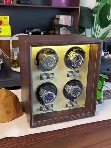 Automatic watch winder box for 1/2/4/6 slot wooden watch box With Mabuchi Motor High-End Luxury watch storage box
