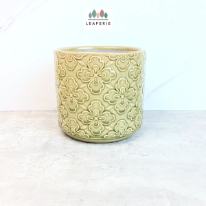 The Leaferie Santorini Flowerpot . flowerpots . flower pot . plant pots . planter . planters . Ceramic