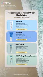 HADA LABO GOKU JYUN MOISTURISING FACE WASH 50 & 100gr MENGANKAT SEL KULIT MATI DAN MENERAHKAN