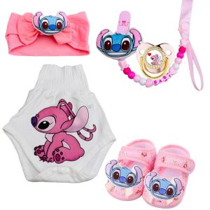 Disney | A Baby Girl Feeding Set Featuring Pacifiers Pacifier Clips Crawling Pants Hair Bands and Shoes Is a Super Beautiful Travel