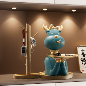 Modern Minimalist Entrance Decorative Accessories Key Storage Luxury Home Living Room Shoe Cabinet Decorations Moving Gift