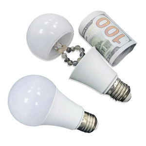 【N】Sight Secret Light Bulb Home Diversion Stash Can Safe Container Hiding Spot Hidden Storage Secret Compartment