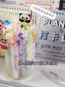 Large Capacity Portable Stand up Makeup Brush Storage Bag Pen Case Durable Organizer Bag Detachable Pencil Holder Cosmetic Tool