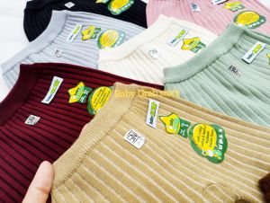 Legging rajut rib classic bayi anak PREMIUM TEBAL "Baby Grab"SNI | Celana legging RIB Knit classic laki-laki perempuan