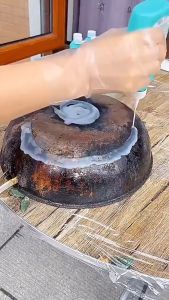 Pembersih Penghilang Kerak Panci Wajan Penggorengan Kompor Panggangan Hitam Pembersih Minyak Spray