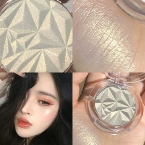 2 Colors Diamond Highlighter: Flash High Gloss Powder for Brightening Skin