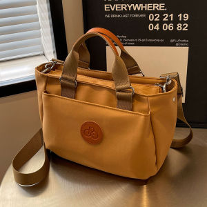 Large Capacity Nylon Tote Bag Womens Crossbody Commuter Bag Fashionable Trendy Handbag Soft Shoulder Bag for School And Work