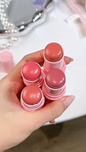 PINKFLASH PF-F16 Multi-Use Watery Blush Stick Healthy and Rosy Cream Blendable High pigment Long-lasting