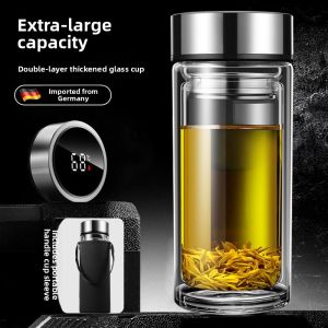 JOSEN LIGHTING | Insulated Large Capacity Borosilicate Glass Water Cup 1000ml