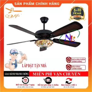 Đèn quạt trần - Quạt trần trang trí cổ điển - Quạt trần Qvifa-78/396 lắp nhà hát đại sảnh nhà hàng