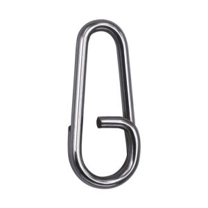 20pcs Split Rings Fishing Snap Fishing Lures Connectors Saltwater Fishing Oval Split Rings Swivel Snap Stainless Steel Rings