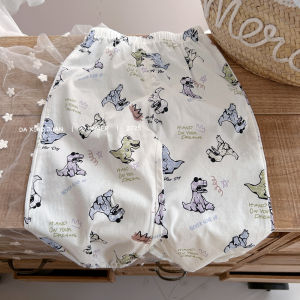 Breathable Pure Cotton Mosquito-Resistant Pants for Boys And Girls Summer Long Trousers Korean Style Childrens Clothing