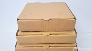 Kraft Corrugated Pizza Box - Takeaway Boxes Cardboard Boxes Mailing Boxes Storage Box for Pizza and Food