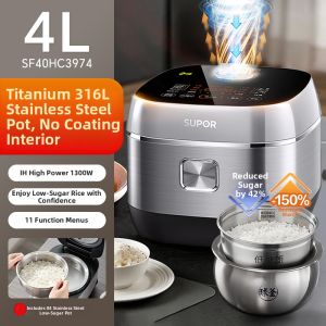 Supor | Low Sugar IH Electric Rice Cooker 0 Coating
