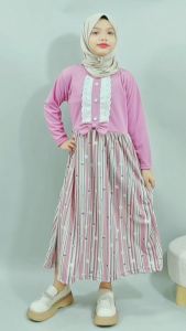 CF Kids Gamis Renda Anak Perempuan Carita