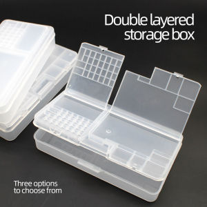 Box Electronic Components Transparent Plastic Storage Small Screw Accessories Tool Classification Grid